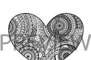 35 Valentine's coloring, an Animal Illustration by Somjai King (Thumbnail 18 of 36)