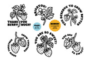 Hand Drawn BOTANICAL BERRIES, an Object Graphic by Artflorara (Thumbnail 8 of 9)