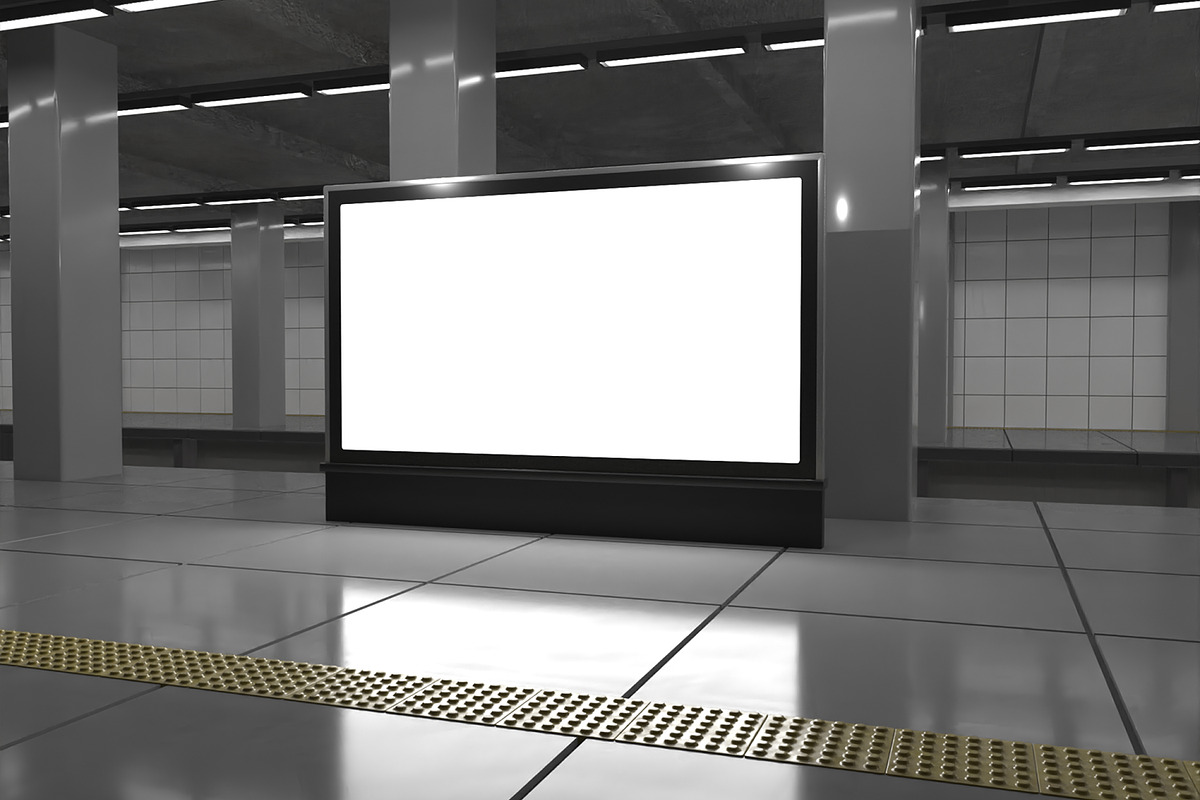 Subway Billboard Advertising Mockup, an Advertising Mockup by Unerispace (Photo 4 of 5)