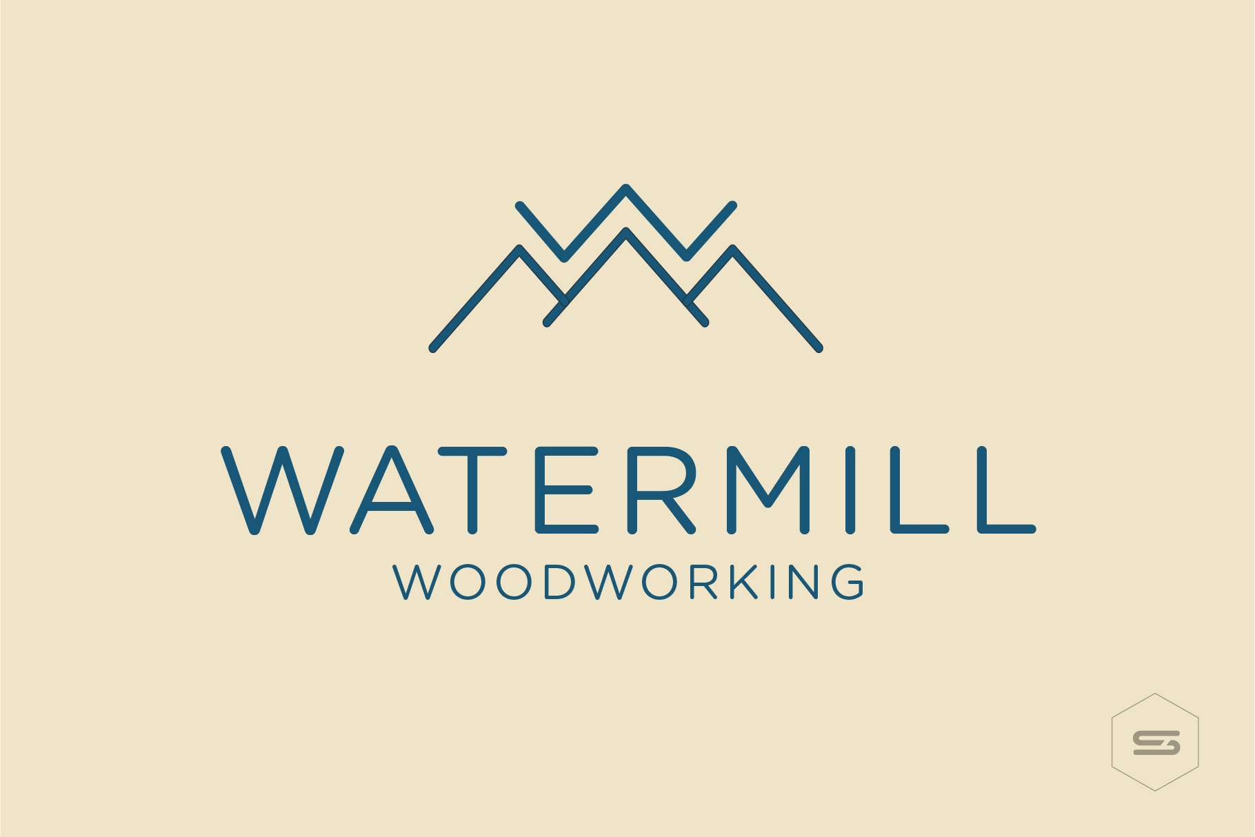 Water Conceptual Logo by Jennifer Schwab  Creative Market