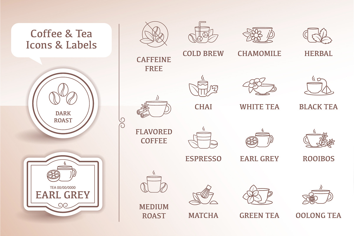 Vintage Kitchen Jar Labels, Icons, an Object Graphic by Lettering_Logo (Photo 4 of 10)