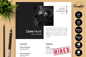 Modern Resume Design / CV - Liam