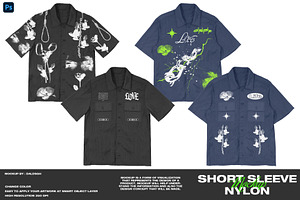 Short Sleeve Nylon - Mockup