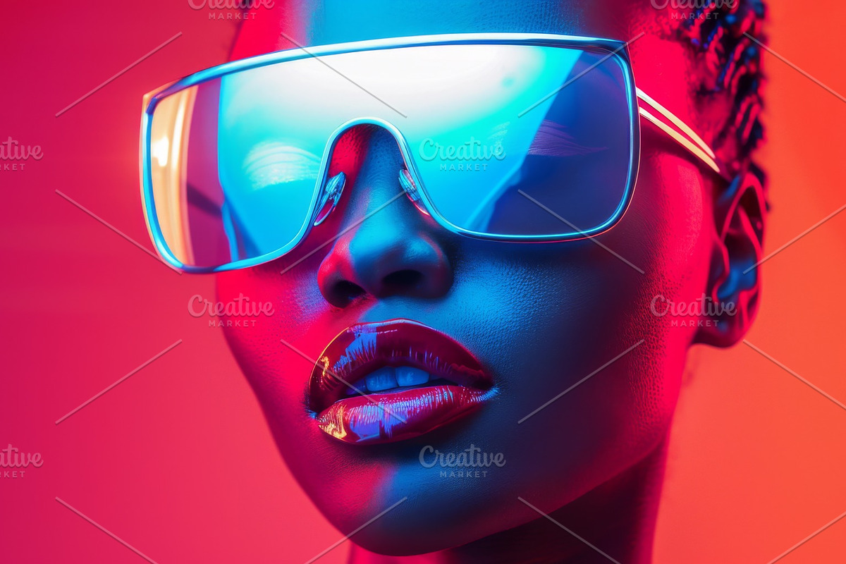 109 Fashion models in sunglasses, a Beauty & Fashion Photo by Handmadefont (Photo 65 of 113)