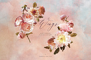 Digital Flower Clip Art - Wings, an Illustration by Create The Cut (Thumbnail 3 of 10)
