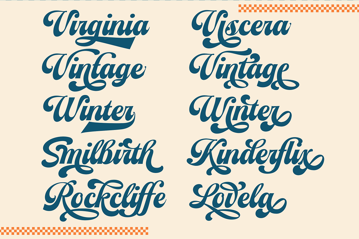 Frestica Font Trio, a Script Font by joelmaker (Photo 3 of 24)