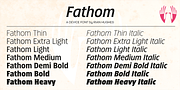 Fathom, a Sans Serif Font by Device (Thumbnail 5 of 11)