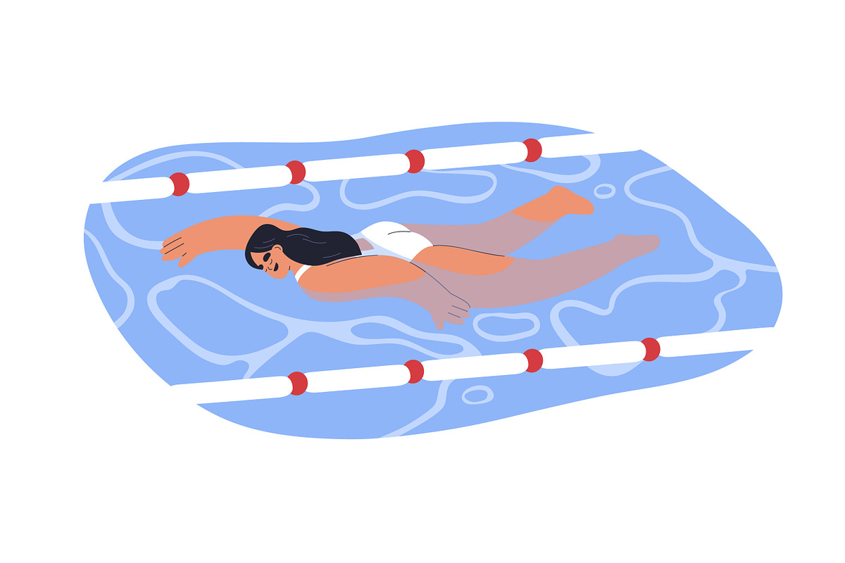 Girl doing sports activities set, a Sport Illustration by Good Studio (Photo 5 of 5)