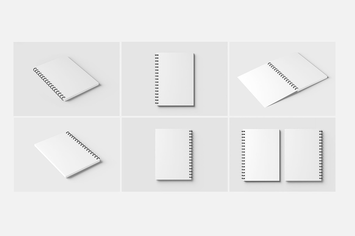 Notebook Spiral A4, a Print Template by AlkStudio (Photo 8 of 8)