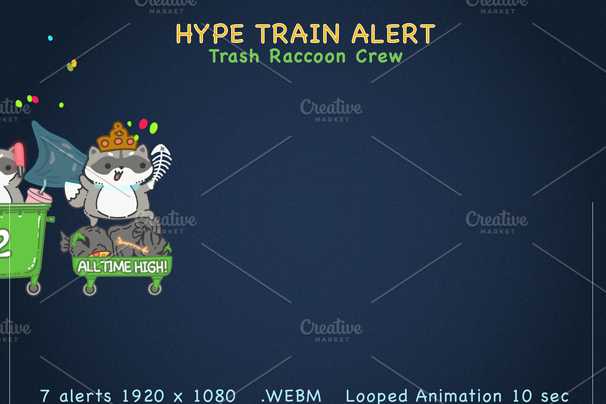 Hype Train Alerts for Twitch, an Object Graphic by JaneLane (Photo 9 of 10)
