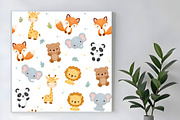 Cute Children's Animal Print, a Pattern Graphic by Sharon Schwalbe (Thumbnail 1 of 6)
