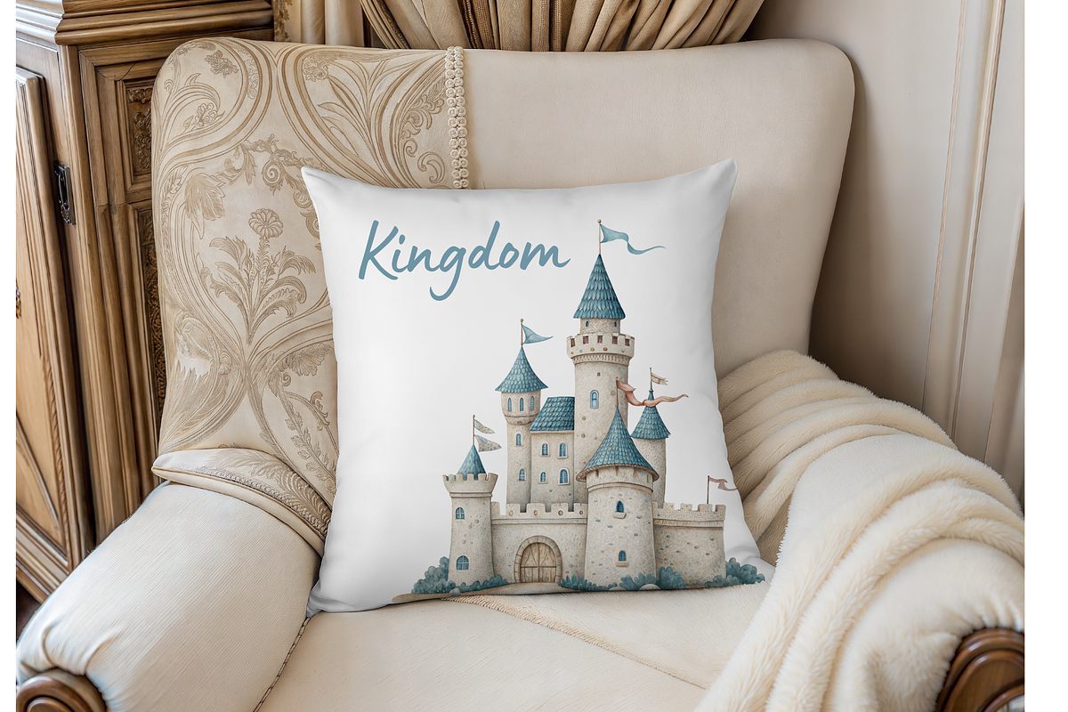 Little Kingdom Watercolor Clipart, an Illustration by MockupWizard (Photo 5 of 5)