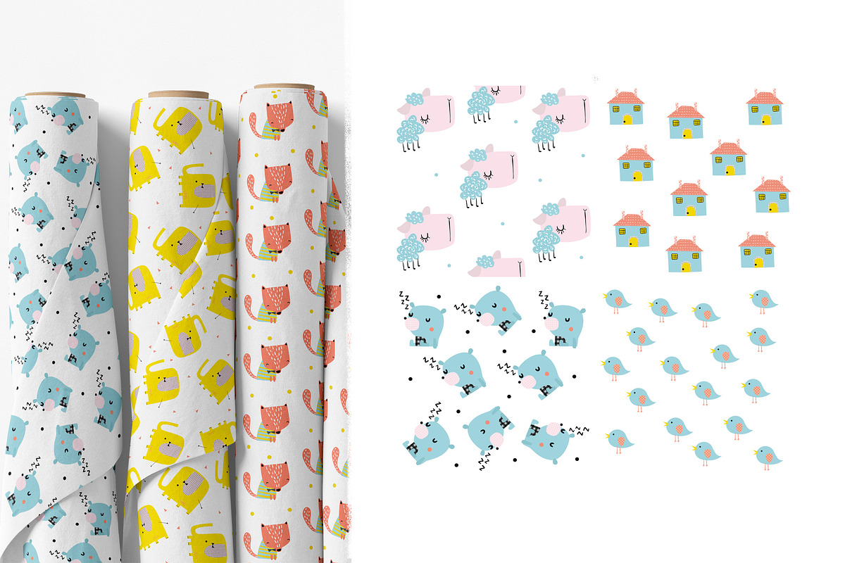 Baby Animals - Animals Patterns, an Animal Illustration by Sumacj (Photo 6 of 7)