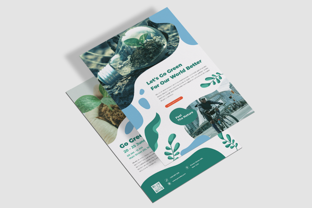 Green Environment Flyer, a Flyer Template by Rahardi Creative