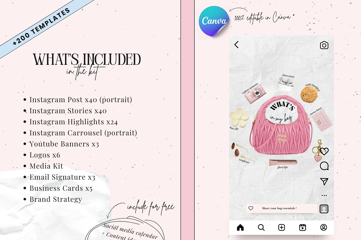 Ultimate Branding Kit for Instagram, a Social Media Template by PixelBloomClub (Photo 6 of 7)