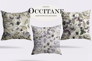 Occitane, Botanical Seamless Pattern