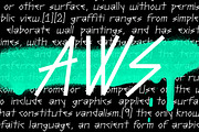 Srg - AWS Linear display font, a Sans Serif Font by Srg® (Thumbnail 3 of 10)