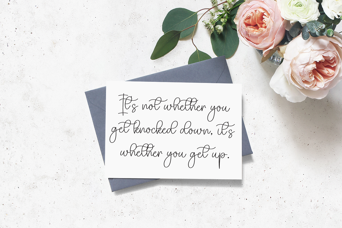 Calina Signature | Script Font, a Handwritten Font by Scratchones (Photo 3 of 8)