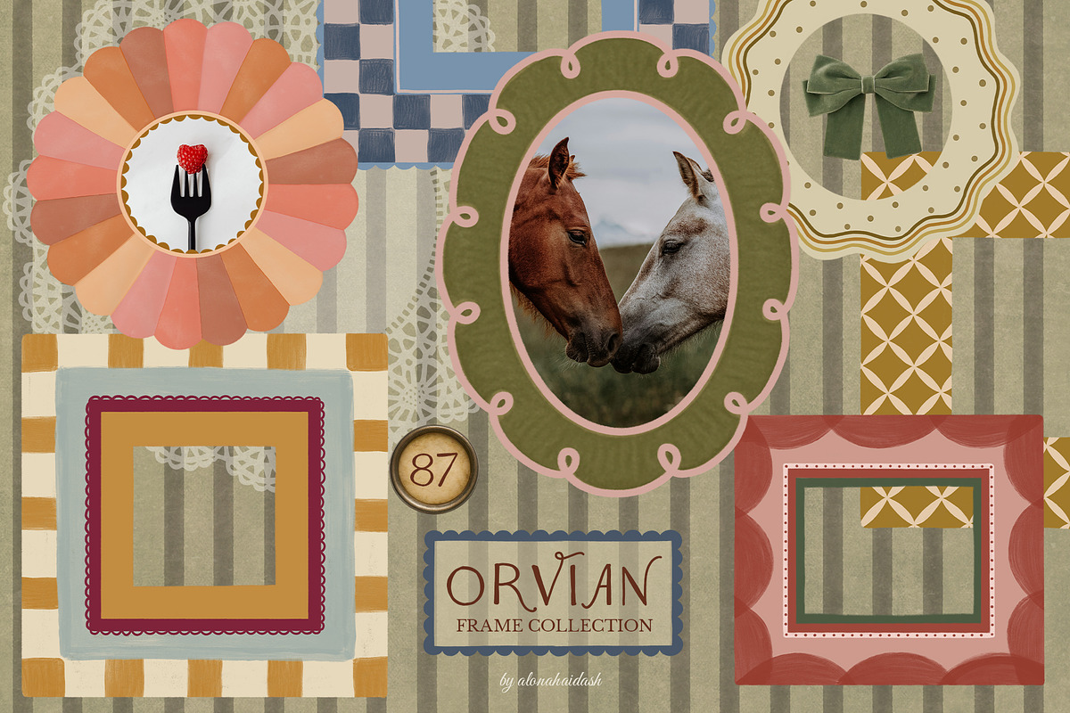 Orvian · Decorative Frames Set, an Object Graphic by alonahaidash (Photo 1 of 13)