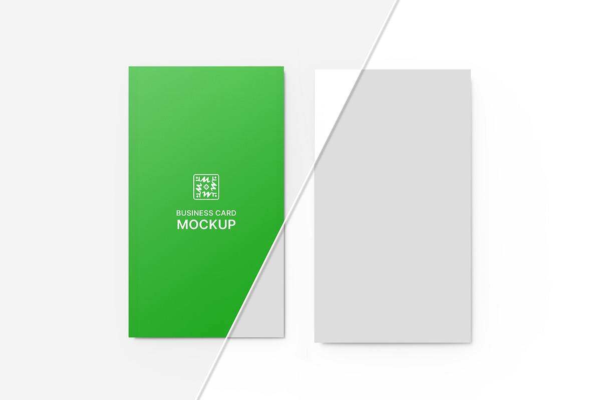Vertical Business Card Mockup, a Product Mockup by graphypix (Photo 3 of 4)