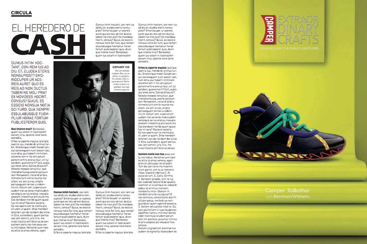 Magazine template, a Magazine Template by Cristian Villegas Studio (Photo 13 of 27)