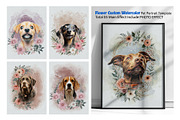 Flower Custom Watercolor Pet Art, an Action Add-On by MRI STUDIO (Thumbnail 1 of 23)