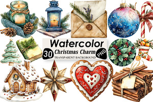 Cozy Christmas Charm Sublimation, an Illustration by Black Bird Studio