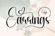 Earrings | Script Font, a Handwritten Font by Scratchones (Thumbnail 1 of 9)
