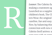 Cabrito Serif, a Serif Font by insigne (Thumbnail 2 of 5)