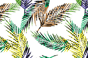 Palm Paradise! 6 Seamless Patterns