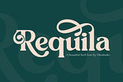 REQUILA - Vintage Font, a Serif Font by Olexstudio (Thumbnail 1 of 8)