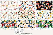 70 cocktails seamless pattern, a Pattern Graphic by Poppy Lane Studio (Thumbnail 5 of 10)