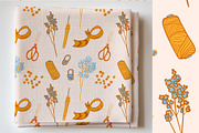 Knitting & Crochet clipart patterns, a Work Illustration by Carpet Tapete Pretzel (Thumbnail 4 of 13)