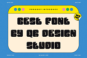 Snow Manz - Groovy & Funky Font, a Sans Serif Font by QR Design Studio (Thumbnail 3 of 6)