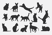 Cat Silhouettes for Crafters, an Object Graphic by Brandi Lea Designs (Thumbnail 2 of 2)