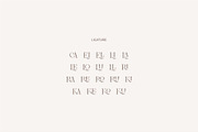 Brisca Miera - Chic Ligature Font, a Serif Font by suhadidesign (Thumbnail 12 of 13)