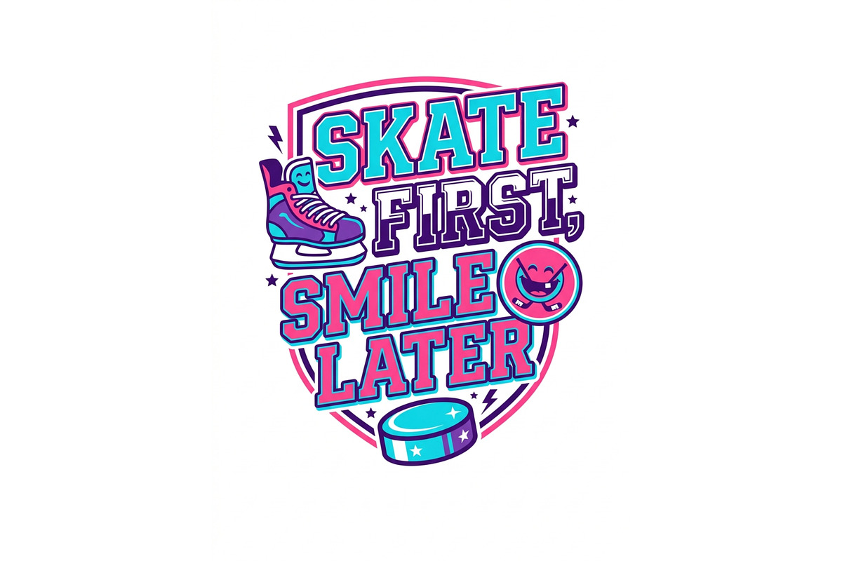 Hockey T-Shirt Design Graphic, an Object Graphic by balal (Photo 3 of 3)