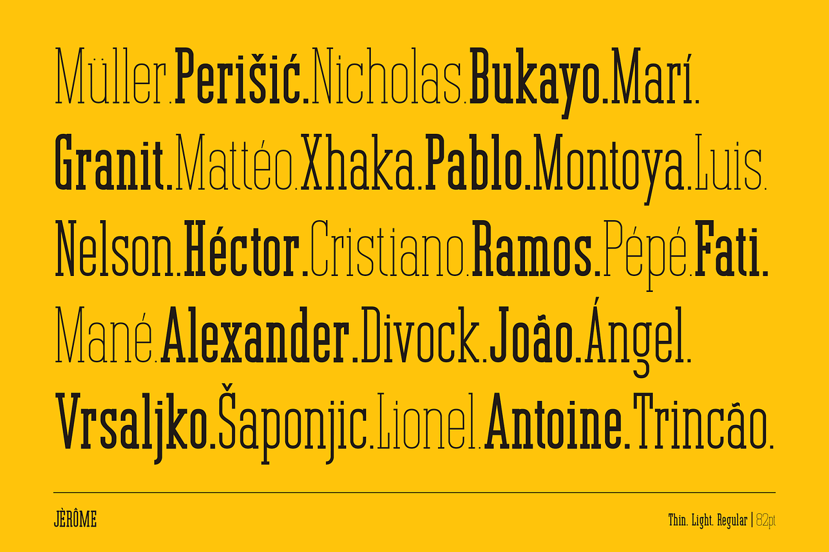 Jerome - Condensed Slab Serif, a Slab Serif Font by peterdraw (Photo 3 of 17)