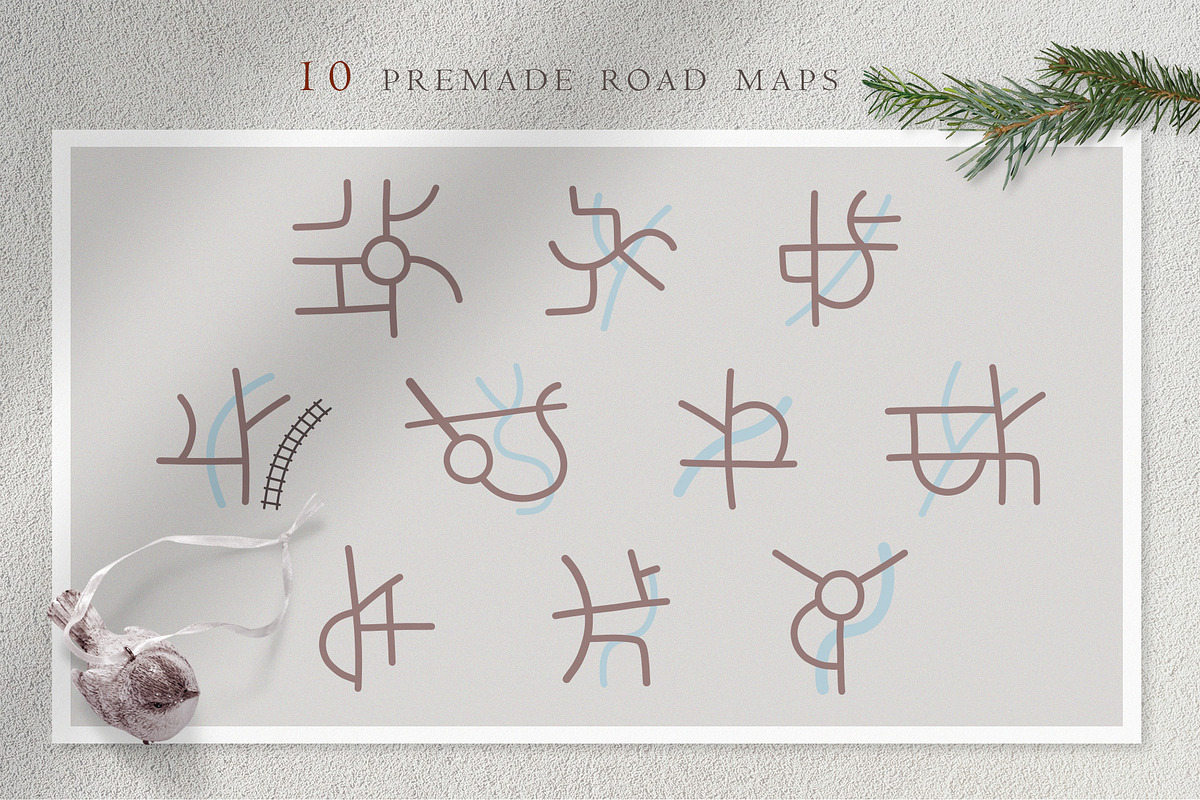 Christmas Map Creator, an Animal Illustration by AlekseliArt (Photo 6 of 14)