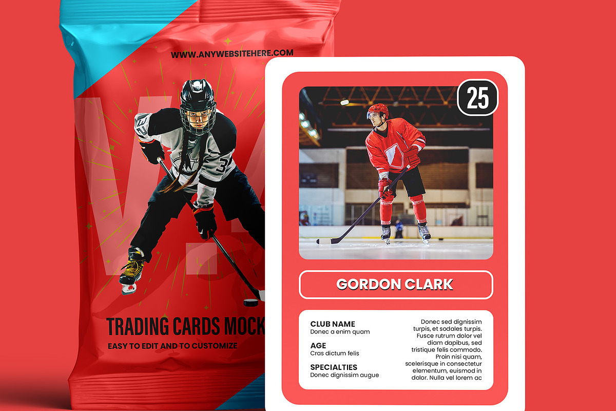 Trading Cards Mockup v.4 - 12 views, a Merchandise Mockup by Illusiongraphic (Photo 20 of 25)