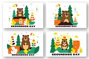 10 Happy Groundhog Day Illustration, an Animal Illustration by denayunebgt (Thumbnail 2 of 4)