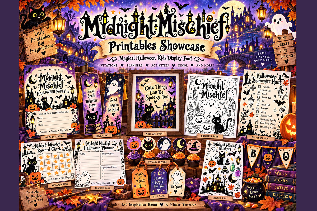 Midnight Mischief, a Symbol Font by Art StoreID (Photo 12 of 16)