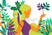 Man and Nature Collection, a Person Illustration by Hurcastock! (Thumbnail 5 of 9)