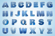 3D Frozen Ice Letters Set, an Object Graphic by Kotulsky Mockups (Thumbnail 3 of 6)