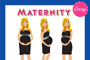 Maternity Pregnant Portrait Creator, a Person Illustration by Lauren Lesley Studio (Thumbnail 13 of 45)