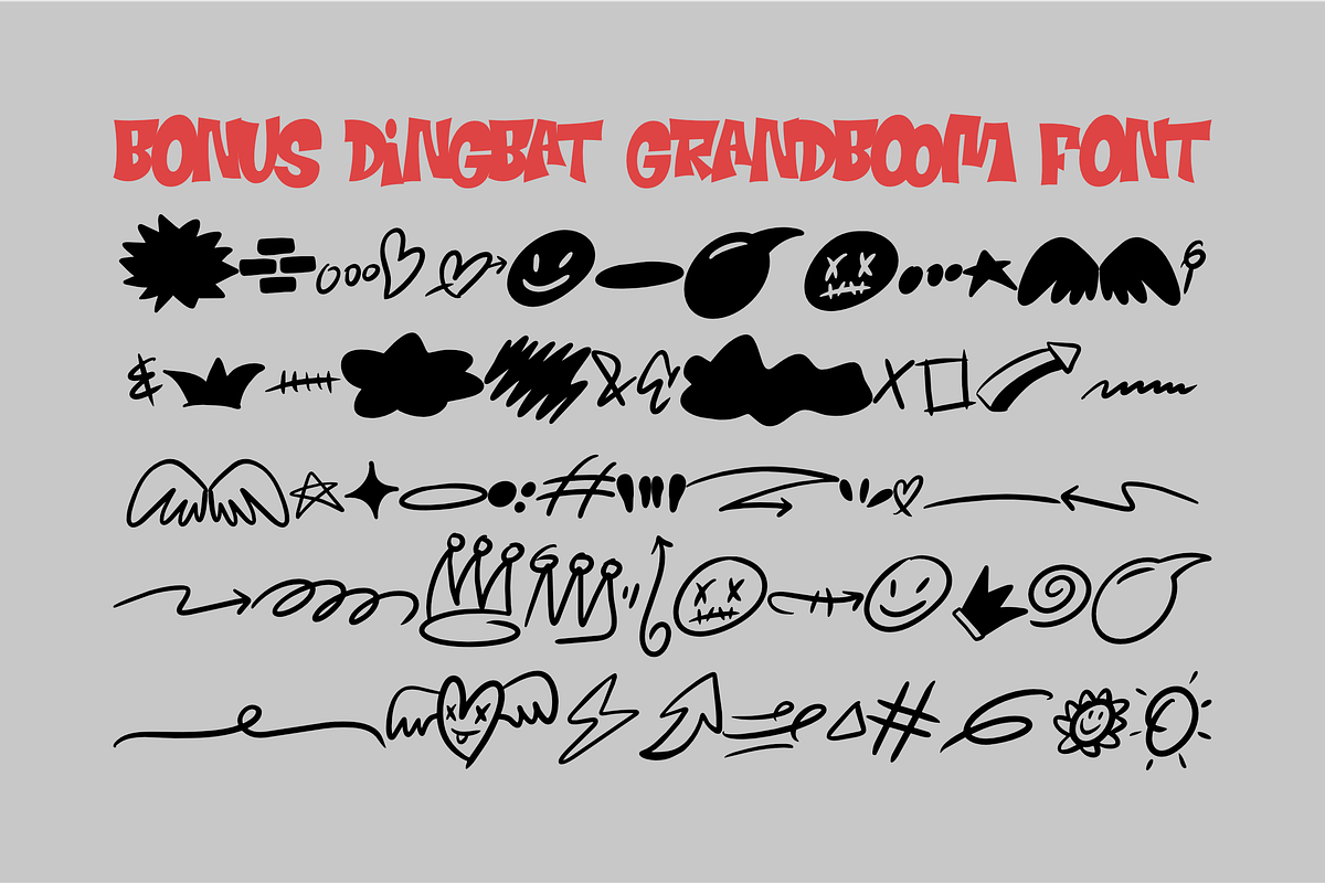 Grandboom, a Sans Serif Font by ahweproject (Photo 11 of 11)