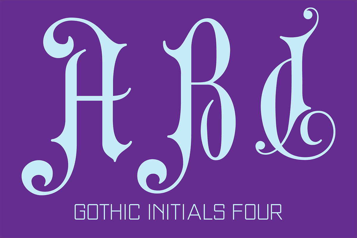 Gothic Initials Fonts Collection, a Font by GG Design (Photo 8 of 19)