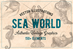 154 Vintage Sea Illustrations