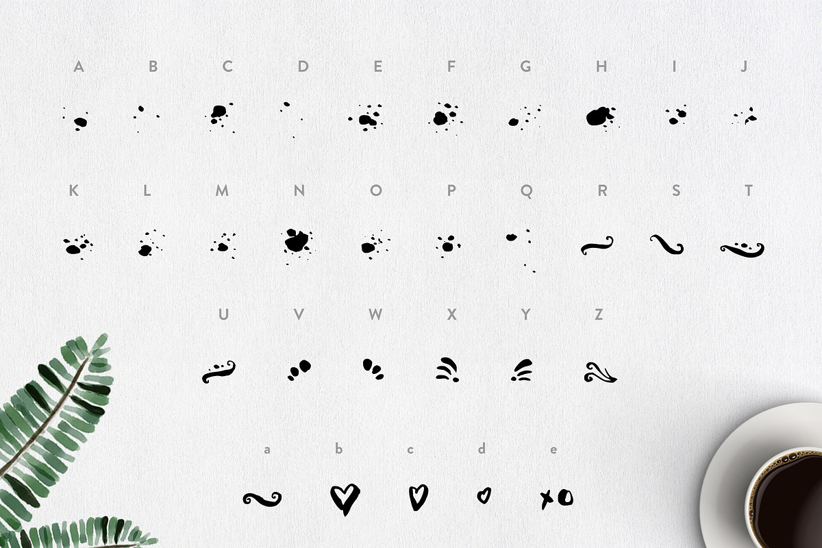 Rubi Ink Brush Font preview 5
