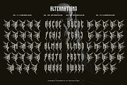Megasord Typeface, a Blackletter Font by alit design (Thumbnail 15 of 20)